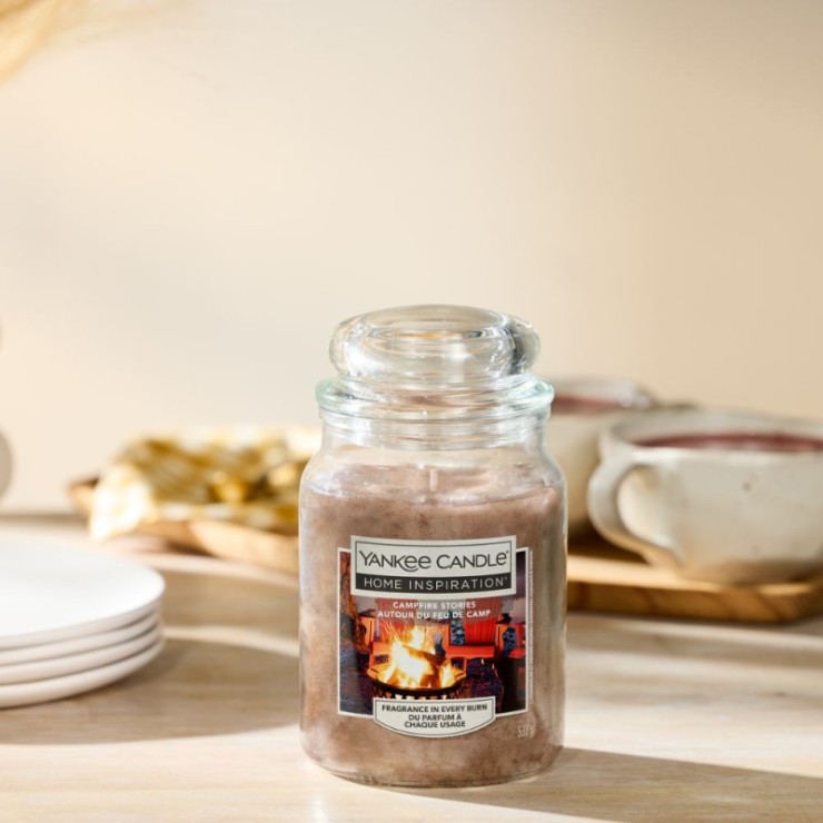 Duża świeca Campfire Stories Home Inspiration Yankee Candle