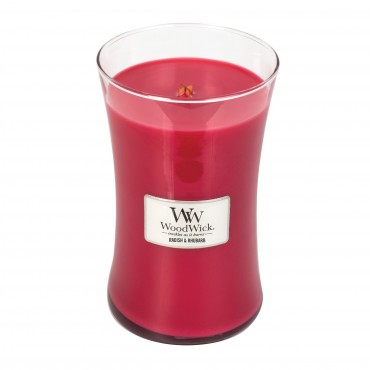 Duża Świeca Radish & Rhubarb WoodWick