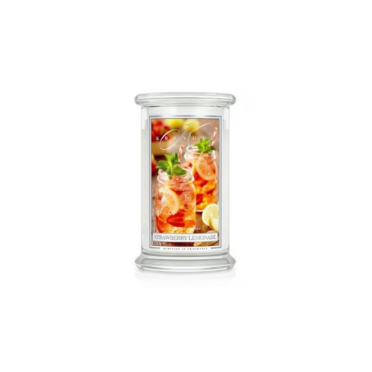 Duża świeca Strawberry Lemonade Kringle Candle