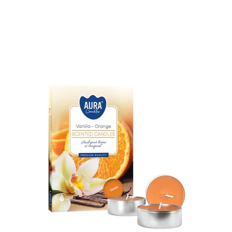 Podgrzewacze zapachowe Wanilia - Pomarańcza Aura Candles