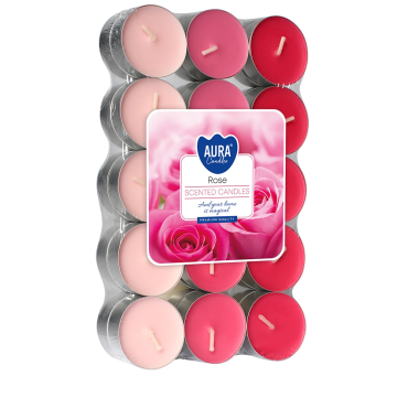 Podgrzewacze zapachowe 30 szt. Róża Aura Candles