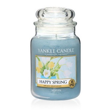 Duża świeca Happy Spring Yankee Candle