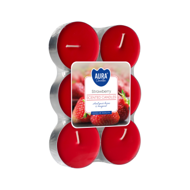 Podgrzewacze zapachowe maxi 6 szt. Truskawka Aura