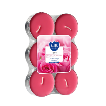 Podgrzewacze zapachowe maxi 6 szt. Róża Aura