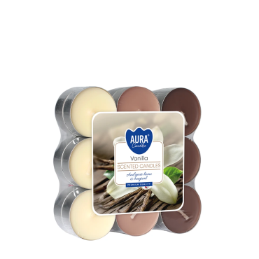 Podgrzewacze zapachowe 18 szt. Wanilia Aura Candles