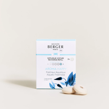 Wkład do dyfuzora samochodowego - zestaw 2 sztuk Aroma Happy Maison Paris Berger