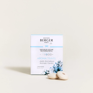 Wkład do dyfuzora samochodowego - zestaw 2 sztuk Aroma Travel Maison Paris Berger