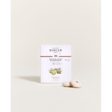 Wkład do dyfuzora samochodowego - zestaw 2 sztuk Dziki ląd - Wilderness Maison Paris Berger