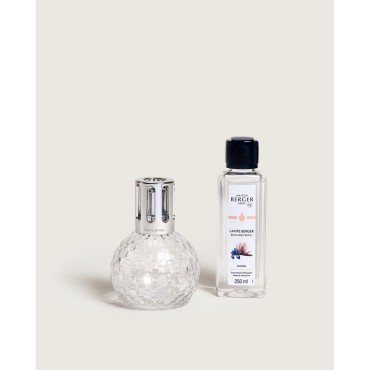Zestaw Disco mała lampa i esencja Magnolia Liliflora 250ml Maison Berger Paris