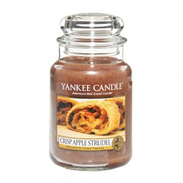 Duża świeca Crisp Apple Strudel Yankee Candle