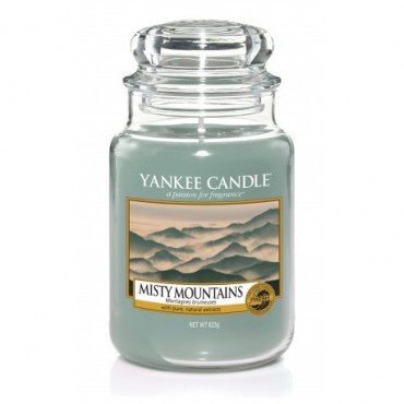 Duża świeca Misty Mountains Yankee Candle