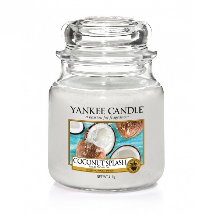 Średnia świeca Coconut Splash Yankee Candle