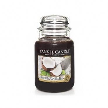 Duża świeca Coconut & Vanilla Bean Yankee Candle