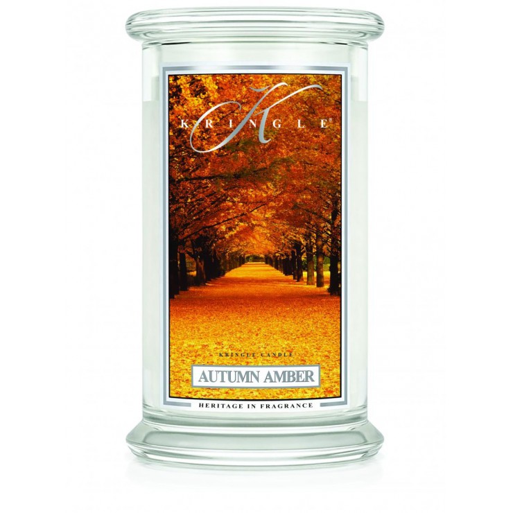 Duża świeca Autumn Amber Kringle Candle