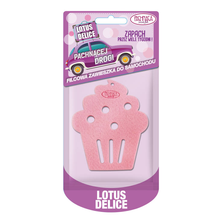 Pachnąca zawieszka do samochodu Lotus Delice Pachnąca Szafa Pachnąca zawieszka do samochodu Lotus Delice Pachnąca Szafa