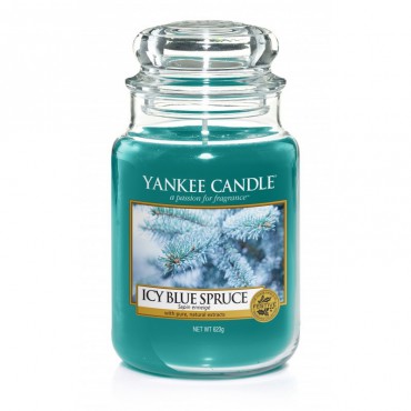 Duża świeca Icy Blue Spruce Yankee Candle