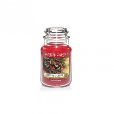 Duża świeca Red Berry & Cedar Yankee Candle