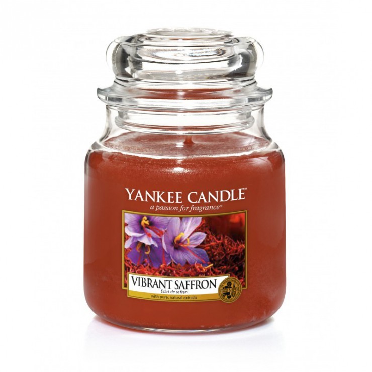 Średnia świeca Vibrant Saffron Yankee Candle Średnia świeca Vibrant Saffron Yankee Candle
