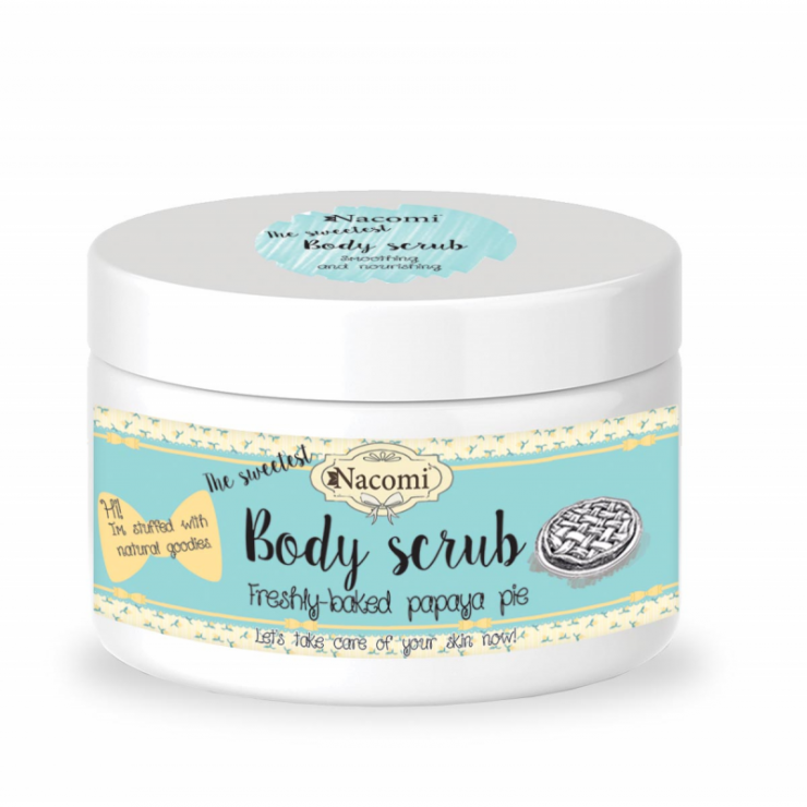 Peeling do ciała świeże ciasto z papają 200g Nacomi Peeling do ciała świeże ciasto z papają 200g Nacomi