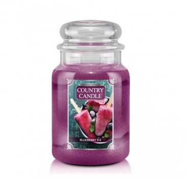 Duża świeca Blueberry Ice Country Candle