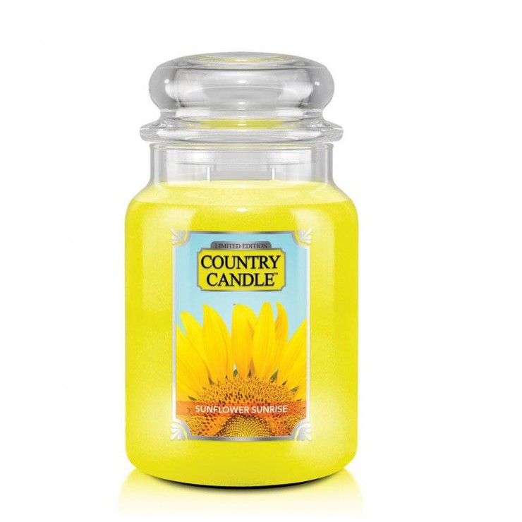 Duża świeca Sunflower Sunrise Country Candle