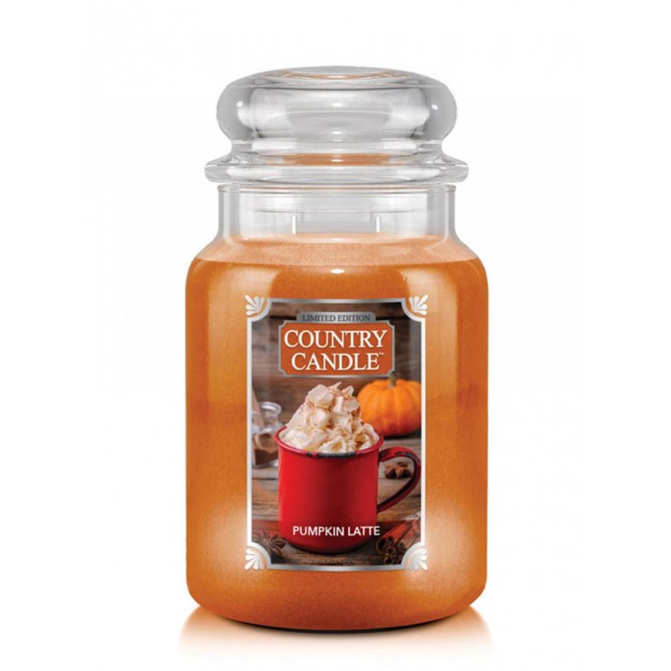 Duża świeca Pumpkin Latte Country Candle Duża świeca Pumpkin Latte Country Candle
