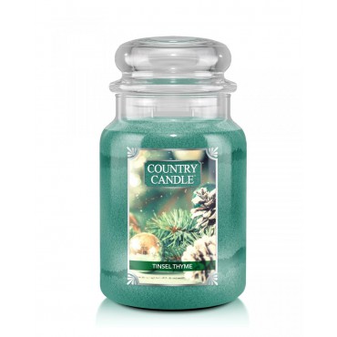 Duża świeca Tinsel Thyme Country Candle