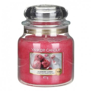 Średnia świeca Roseberry Sorbet Yankee Candle