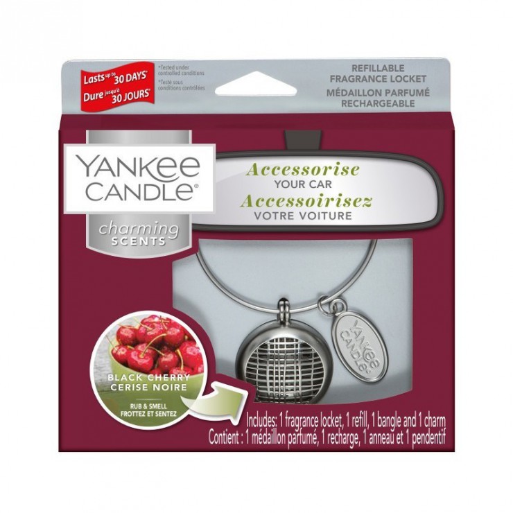 Charming Scents zestaw z uzupełniaczem Black Cherry Yankee Candle