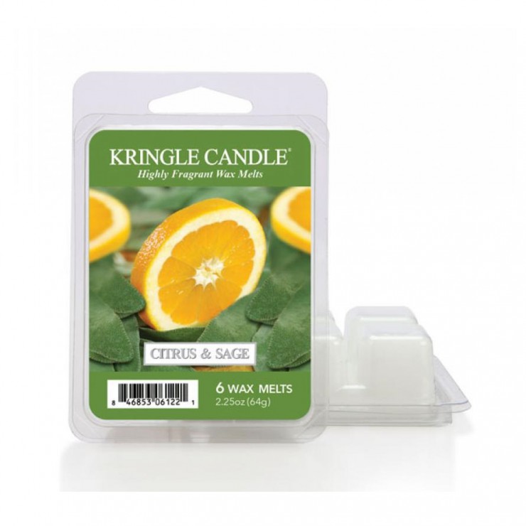 Wosk zapachowy Citrus & Sage Kringle Candle