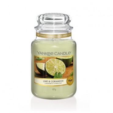Duża świeca Lime & Coriander Yankee Candle