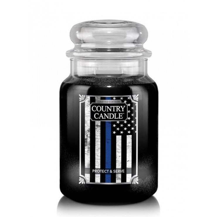 Duża świeca Protect And Serve Country Candle