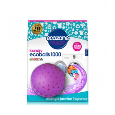 Ecoballs kule piorące na 1000 prań Midnight Jasmine zapach jaśminu Ecozone