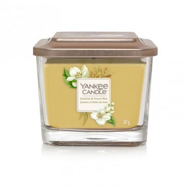 Elevation średnia świeca Jasmine & Sweet Hay Yankee Candle