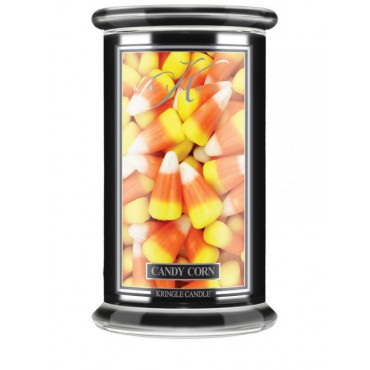 Duża świeca Candy Corn Kringle Candle