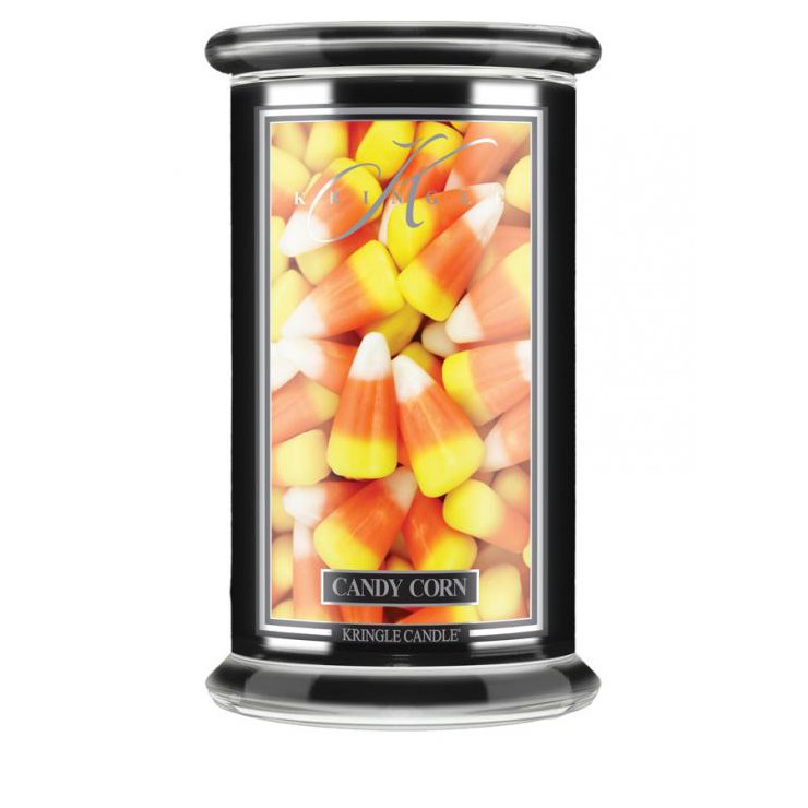 Duża świeca Candy Corn Kringle Candle